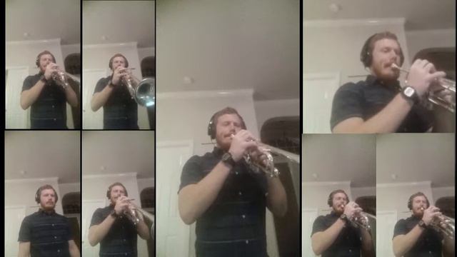 Lux Aurumque by Eric Whitacre, Trumpet Choir смотреть онлайн