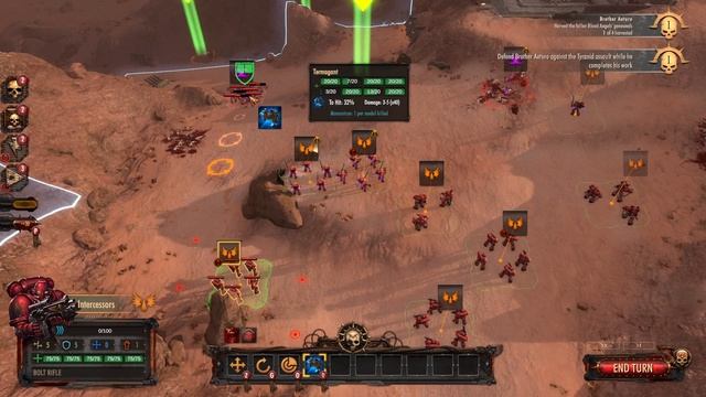 Let's play Warhammer 40.000 Battlesector : Xenos, chainsaws, gathering the seed of soldiers. смотреть онлайн