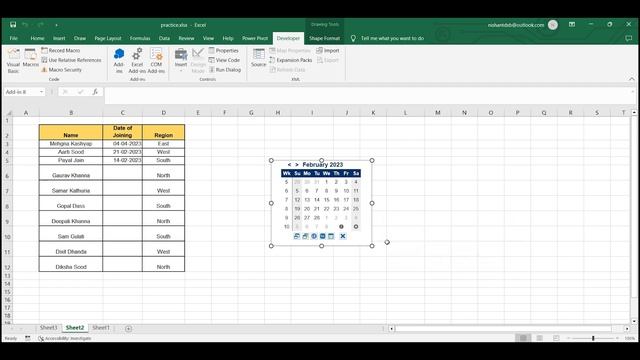 How to Add Date Picker & Dropdown Calendar | In Excel | In Google Sheets | ( हिन्दी में ) смотреть онлайн