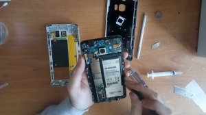 SAMSUNG GALAXY Note 5 замена аккумулятора