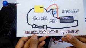 Listrik Gr4tis Bolak Balik Dari inverter Balik Ke Aki Lagi