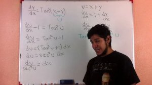 Cambio de Variable en Ecuación Diferencial por Variables Separables - Salvador FI