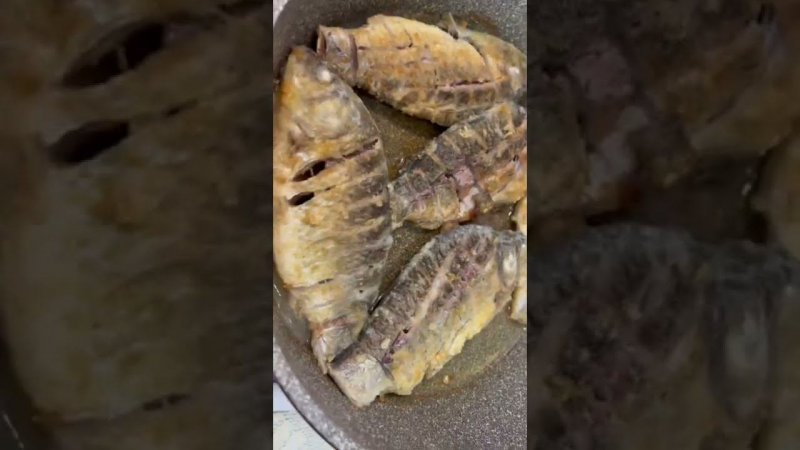 Жареные караси/Fried carp
