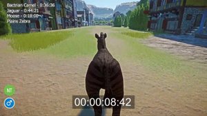 Black Coloured Animals Speed Races in Planet Zoo included Moose, Jaguar, Camel etc