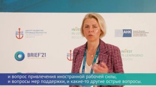 BRIEF'21: директор Агентства экономического развития Ленобласти Анастасия Михальченко об идее форума