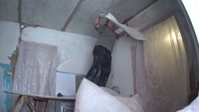 ✅Строим с Михалычем?♂️❗1️⃣СЕРИЯ   Штукатурим пот олок, подготовка❗‼ Штукатур-Маляр