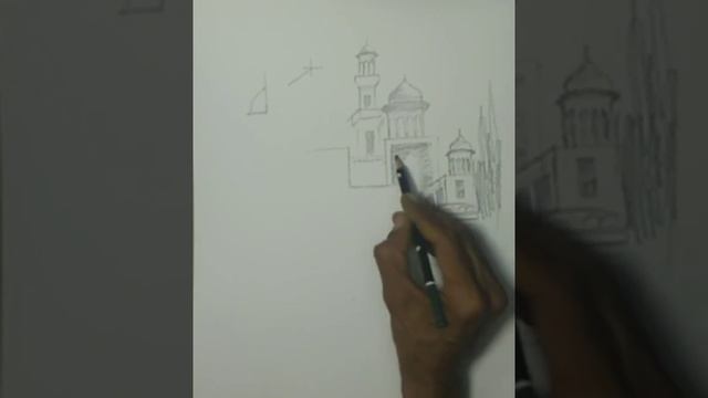 Old Cities Drawing Tutorial.... смотреть онлайн