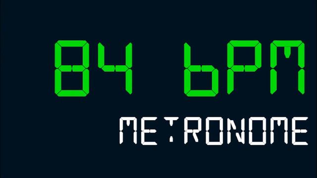 84 BPM (Beats Per Minute) Metronome смотреть онлайн