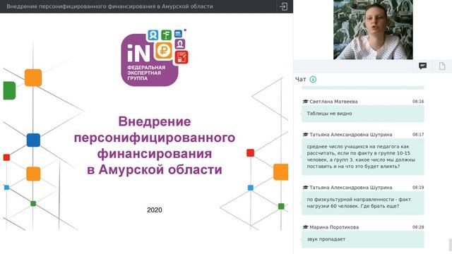 02. Внедрение персонифицированного финансирования в Амурской области [03.04.2020]