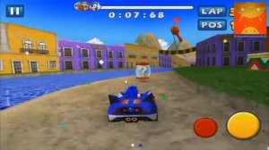 Sonic & SEGA All-Stars Racing Android GamePlay #1 (HD) [Game For Kids]