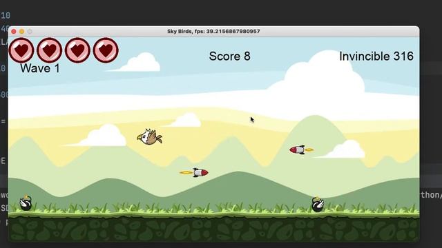 OCT 2021 - Python Game Development - Sky Birds смотреть онлайн