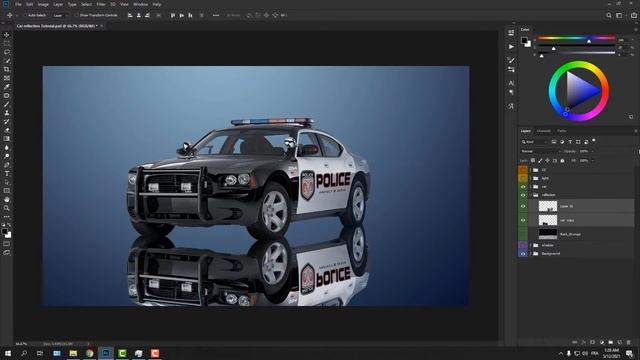Realistic Car Reflection - Photoshop Tutorial