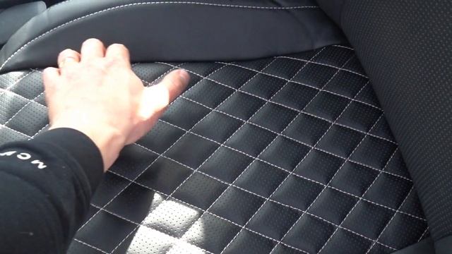 Авточехлы стеганые , установка чехлов на тойота.