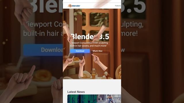 Как скачать blender? How to download blender? #3dmodeling