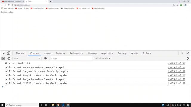 JavaScript Tutorial: for, while, forEach, Do While Loops | Web Development Tutorials #55