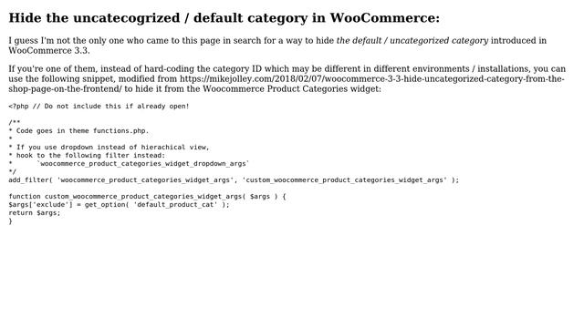Wordpress: Hide specific categories from category widget (5 Solutions!!) смотреть онлайн