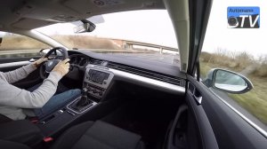 2015 VW Passat B8 2.0 TDI (150hp) - 0-200 km/h acceleration (1080p)