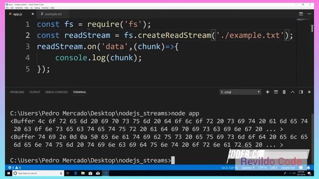 Readable & writable streams nodejs | Nodejs full course