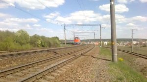 ЧС4Т-672 с поездом №021Е Москва-Прага.