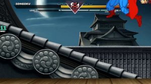 Goku vs Superman - High level insane fight !