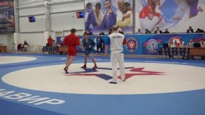 Финал вес 58 кг. юноши. Представитель Армавира выигрывает золото Первенства России по самбо!