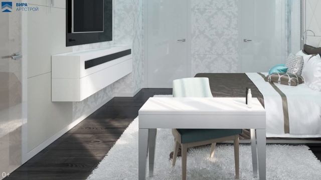 Дизайн интерьера: дизайн квартиры 98 кв.м в ЖК "Елена" - Игра в ар-деко смотреть онлайн