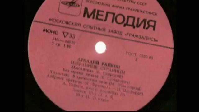 "Аркадий Райкин"
"Избранные страницы"
М60-44071-72
Год:1982