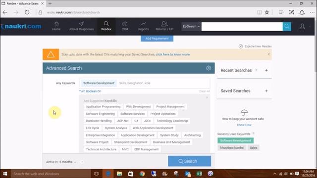 How to search IT skills from Naukri's database смотреть онлайн