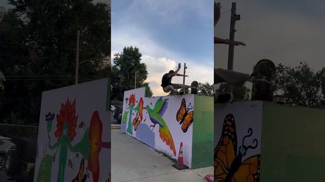 Did he broke his back? | Skater: Alexander Gould