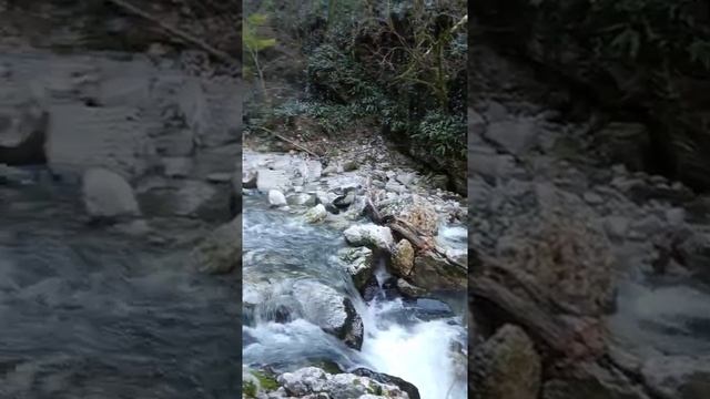 Шум воды.Водопад пасть дракона. Сочи