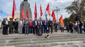 Выступил на патриотическом митинге в Москве (03.09.2023)