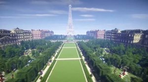 Майнкрафт эйфель башня Minecraft   Eiffel Tower in Minecraft   JerenVids