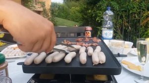 Raclette in Swiss. Раклет по Швейцарски! Приготовление раклет на раклетнице.