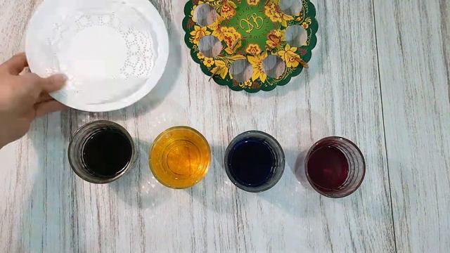 Пасхальная композиция с набором для декорирования "Пасхальная тарелка"