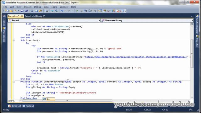 [VB.Net] Medifire Account Creation (Register) Bot [Tutorial] смотреть онлайн