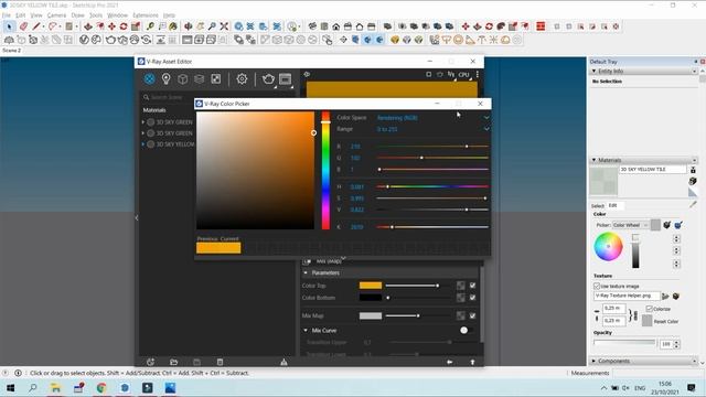 Sketchup Vray 5 Tile Material смотреть онлайн