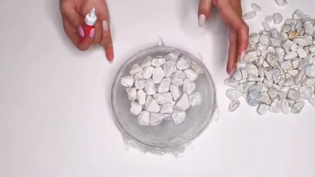 DIY: Ваза из КАМНЕЙ своими руками/ Переделка из ГАЛЬКИ/ Декор 2021