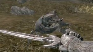 Матерящийся краб в skyrim