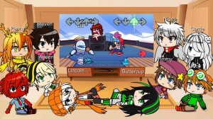 Fandom react to FNF vs Impostor V4 part 3 (Gacha Club)