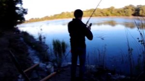 рыбалка на дону Россошанский район, , ловля карася на фидер.