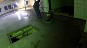 наливной пол в гараж под топинг и полировку