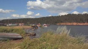 Залив Воткинского водохранилища у села Степаново.