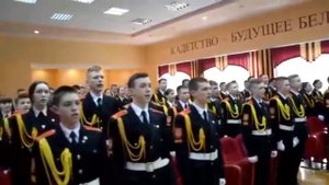 Кадеты Гродненского областного кадетского училища поздравляют с Днем Победы