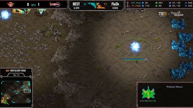 Game 2 BEST vs FlaSh Starcraft proleague Rematch [T.E.N] смотреть онлайн