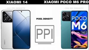 Xiaomi 14 vs Xiaomi Poco M6 Pro