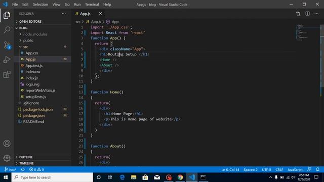 React tutorial in Hindi #47 Routing Setup смотреть онлайн