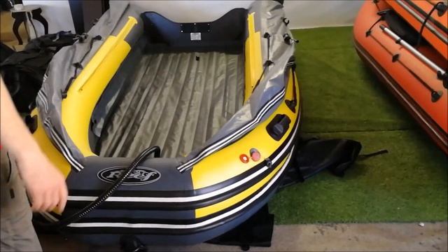 Лодка ПВХ Риф Тритон Скат 370F НДНД смотреть онлайн