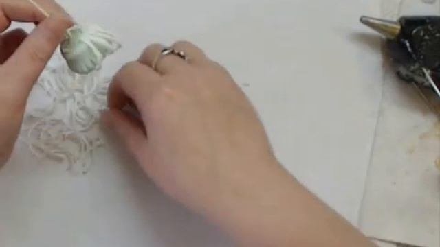 Хризантема из фоамирана