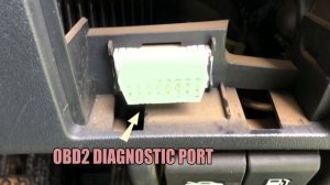 NISSAN QASHQAI - OBD2 DIAGNOSTIC PORT LOCATION