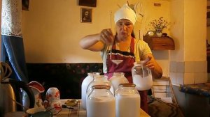 Изготовление масла из козьего молока. Часть 1
